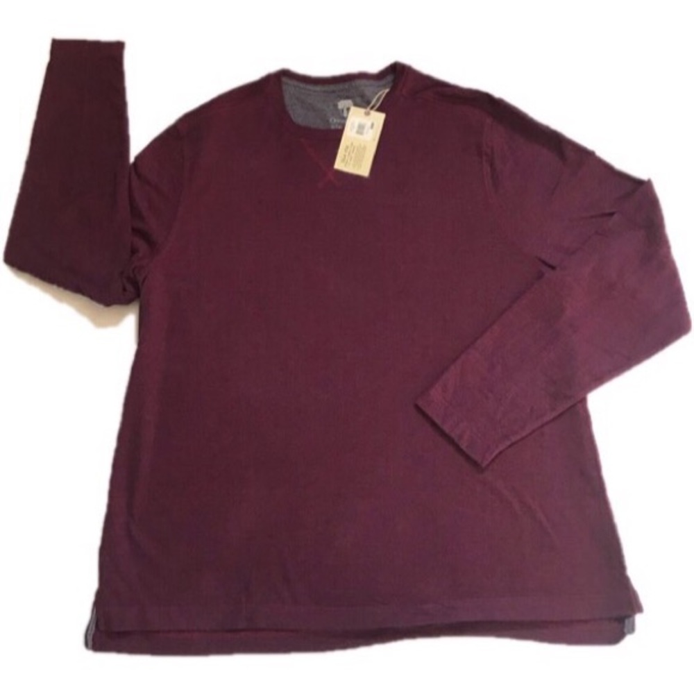 NWT Ocean & Coast Long Sleeve Warm and Cozy Pullover Crewneck Tee XL